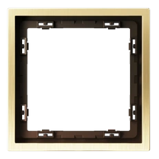 Изображение Рамка металлическая VOLTUM S70 Metal на 1 пост (латунь)