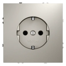Изображение Розетка встраиваемая VOLTUM S70 с заземлением 16А (кашемир)
