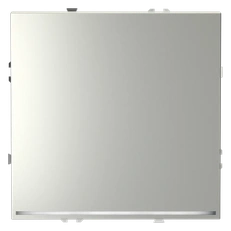 Изображение Проходной переключатеь встраиваемый VOLTUM S70 одноклавишный с подсветкой 10А (сталь)